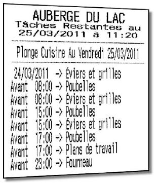 Ticket des tches  faire