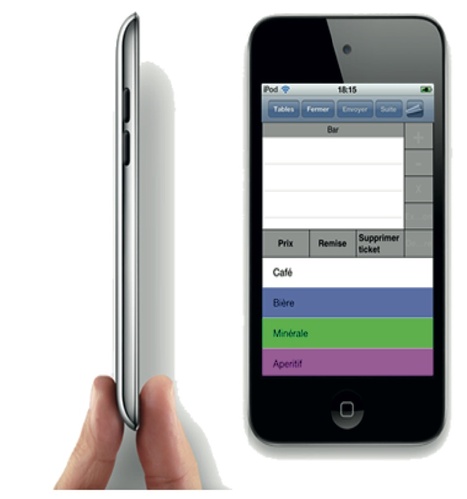 Logiciel de prise de commande pour restaurant sur iPod