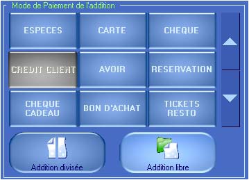 Bar Resto d'HT-Soft : Additions libres ou divises - Repas d'affaires (4)