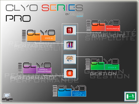 Clyo Series: Logiciel d'encaissement et de gestion de restaurant compos de 4 modules (1) -- 30/06/07