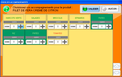 Easy Resto *: Demande automatique de la cuisson et/ou d'un accompagnement - Plat volontairement invisible en caisse (4)