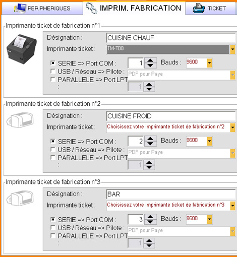 Easy Resto * : Gestion des imprimantes de fabrication en cuisine et au bar (14) -- 06/06/08