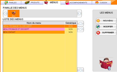 Easy Resto * : Gestion des menus - Composition d'un menu - Tarifs d'un menu (6) -- 09/09/14