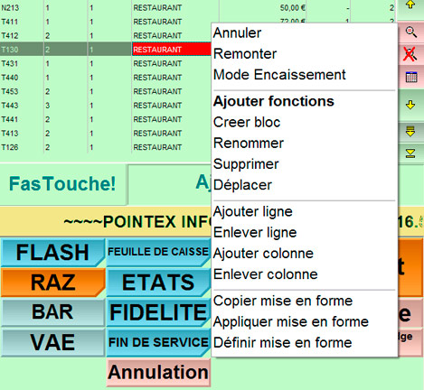 FirstClass: Rsolution d'cran - Nombre de boutons possible  l'cran - Visualisation d'une note dans le plan de salle - 'FasTouche!' (9) -- 05/05/07