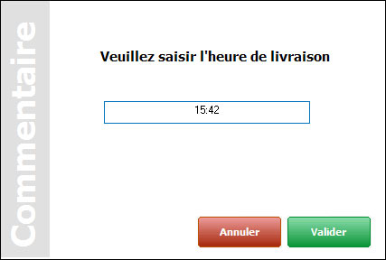 GlobalPos Livraison: Commande envoye sur l'imprimante de production - Gestion des temps de livraison (3) -- 17/07/07