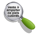 Logiciels pour la la vente  emporter de plats cuisins et boissons  domicile