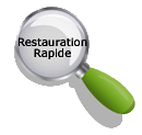 Les logiciels pour la restauration rapide