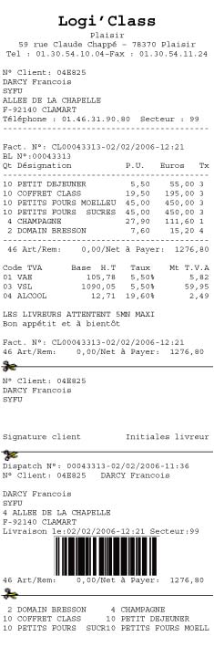 Logiciel de Caisse Logi'class pour la livraison à domicile et la restauration rapide