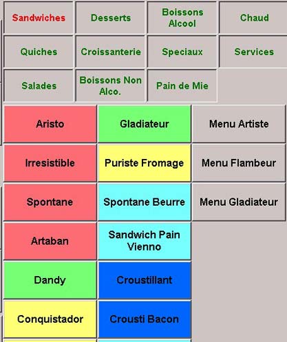 module de saisie des articles en caisse avec logiclass