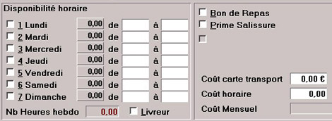 Logiciel de caisse pour restaurant logiclass : fiche salarié