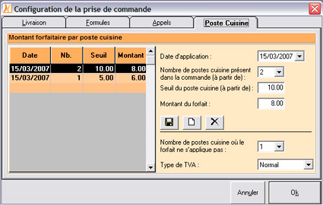 Nestor: Gestion des frais de livraison en activit de multirestauration - Personnalisation du ticket de caisse