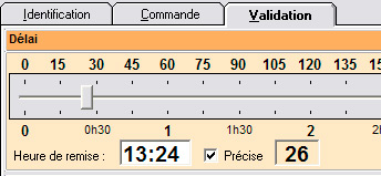 Nestor, logiciel de livraison  domicile de pizzas: A emporter - Offert - Fidlit - Heure de remise prvue d'une vente  emporter (9) -- 06/06/18