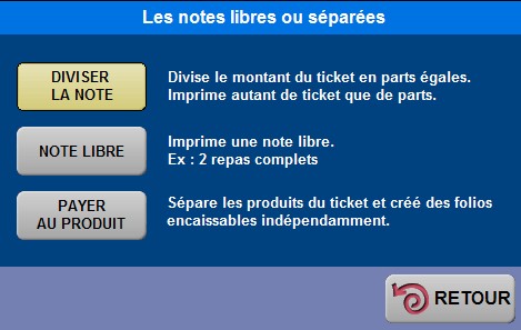 Orchestra Restaurant:  Note de frais - Partage de note - Paiement au produit (15)