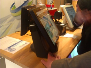 Le ToriPOS de Poindus prsent sur le stand GlobalPos