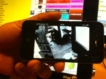 Vidosurveillance avec actions de caisse sur mobile iPhone !