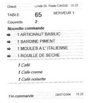 Euresto : Impression des commandes en cuisine - Gestion des 'A suivre' et des 'Réclames' (8) -- 11/04/07