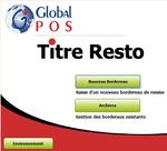 GlobalPos Titre Resto: Processus - Impression du bordereau CRT (1)